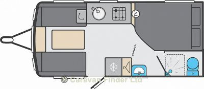 New Swift Sprite Alpine 4 Exclusive 2025 touring caravan Image